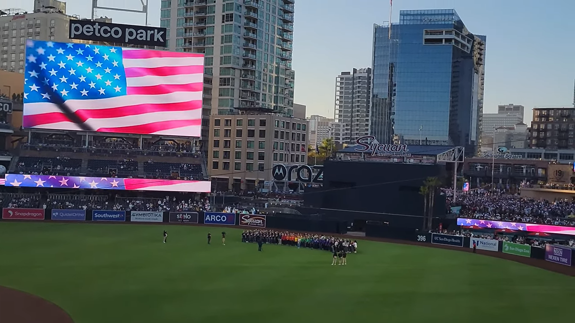SDGMC Sings the National Anthem